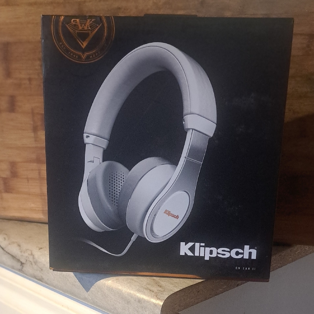 Klipsch Reference On Ear 2 Silver Over-Ear Headphones NIB